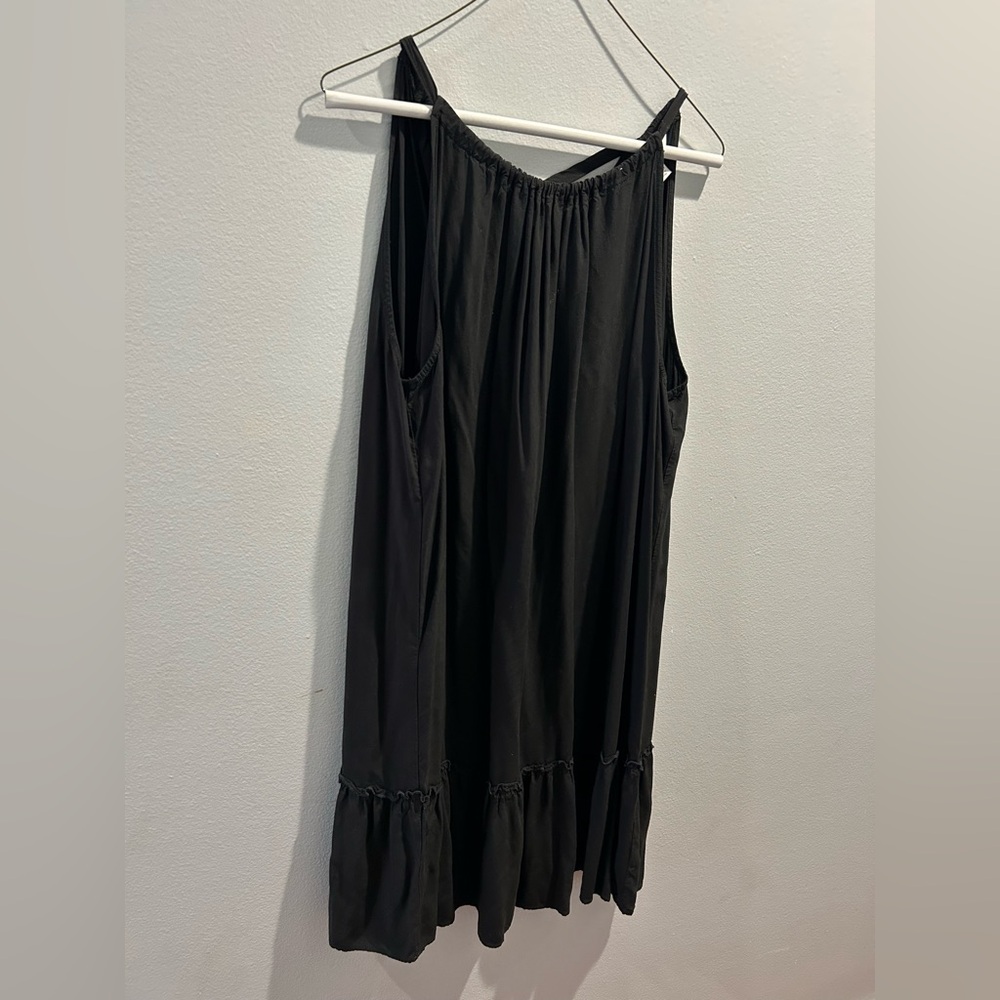 Time and Tru Black Halter Dress